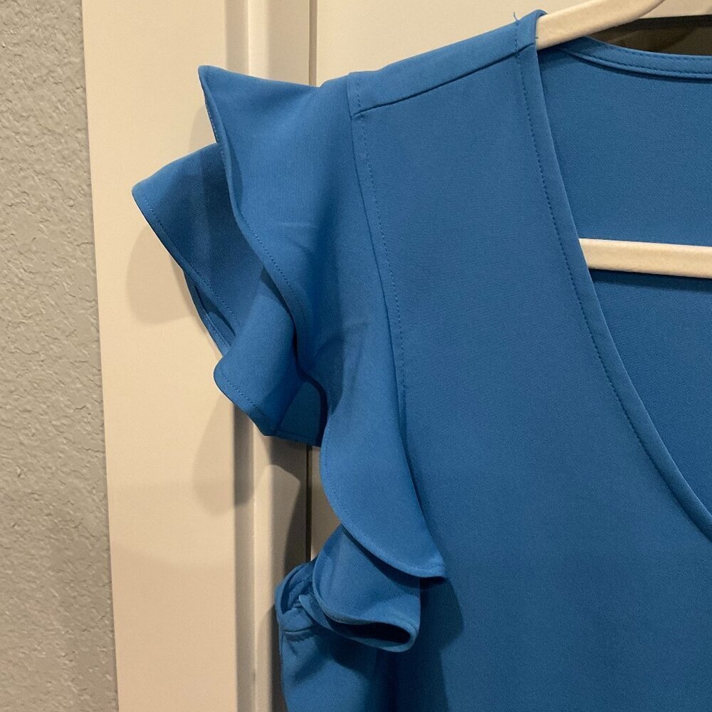 MudPie women's cobalt blue dress size s - Picture 4 of 7